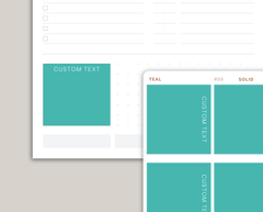 CUSTOM A5 Daily Dot Grid Appointment Full Box Planner Stickers for MakseLife Planner R59