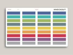 A5 Daily Habit Box Planner Stickers for MakseLife Planner R60