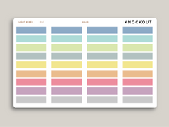 A5 Daily Habit Box Planner Stickers for MakseLife Planner R60