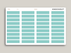 A5 Daily Habit Box Planner Stickers for MakseLife Planner R60