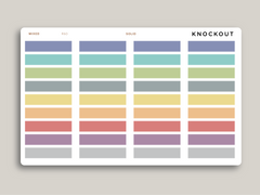 A5 Daily Habit Box Planner Stickers for MakseLife Planner R60