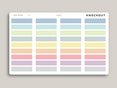 A5 Daily Habit Box Planner Stickers for MakseLife Planner R60