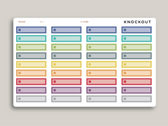 A5 Daily Habit Checkbox Planner Stickers for MakseLife Planner R61