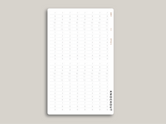 Time Strip Planner Stickers for MakseLife Daily Planner R65