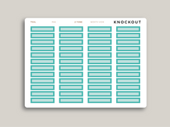 Monthly Label Planner Stickers for MakseLife Daily Planner R66