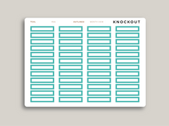 Monthly Label Planner Stickers for MakseLife Daily Planner R66