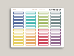 Monthly Label Planner Stickers for MakseLife Daily Planner R66