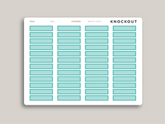 Monthly Label Planner Stickers for MakseLife Daily Planner R66