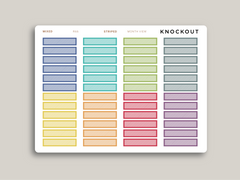 Monthly Label Planner Stickers for MakseLife Daily Planner R66