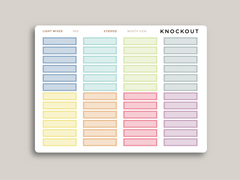 Monthly Label Planner Stickers for MakseLife Daily Planner R66