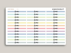 Transparent Highlight Header Stickers for MakseLife Daily Planner R74