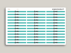 Highlight Header Stickers for MakseLife Daily Planner R74