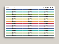 Highlight Header Stickers for MakseLife Daily Planner R74