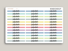 Highlight Header Stickers for MakseLife Daily Planner R74