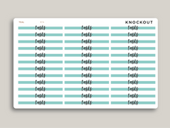 Transparent Highlight Header Stickers for MakseLife Daily Planner R74