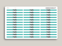 Highlight Header Stickers for MakseLife Daily Planner R74