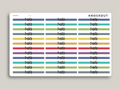 Highlight Header Stickers for MakseLife Daily Planner R74