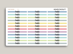 Highlight Header Stickers for MakseLife Daily Planner R74