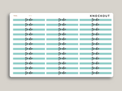 Transparent Highlight Header Stickers for MakseLife Daily Planner R74