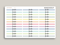 Transparent Highlight Header Stickers for MakseLife Daily Planner R74