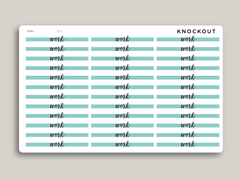 Transparent Highlight Header Stickers for MakseLife Daily Planner R74