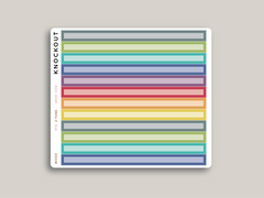 A5 Daily Date Cover Strip Planner Stickers for MakseLife Planner R78