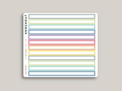 A5 Daily Date Cover Strip Planner Stickers for MakseLife Planner R78