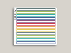 A5 Daily Date Cover Strip Planner Stickers for MakseLife Planner R78