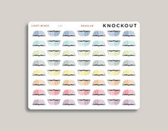 Book Icon Planner Stickers for MakseLife Planner regular light mixed