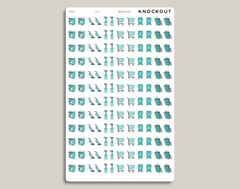 Cleaning Icon Sampler Planner Stickers for MakseLife Planner R86