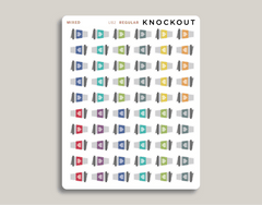 Coffee Icon Planner Stickers for MakseLife Planner regular mixed