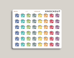 Home Icon Stickers for MakseLife Planner regular mixed