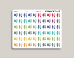 Meal Plan Icon Sticker Makselife Planner regular mixed