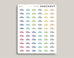 shoe icon sticker makselife planners regular mixed