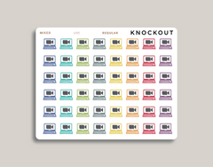 zoom Virtual Meeting icon Stickers for makselife planner regular mixed