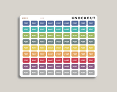 post Social Media icon sticker makselife planners mixed