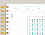 Spray Bottle Icon Planner Stickers for MakseLife Planner U101