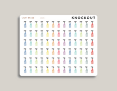 Spray Bottle Icon Planner Stickers for MakseLife Planner  light mixed