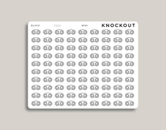 Transparent Change Contacts/Order Contacts Icon Stickers FQ60