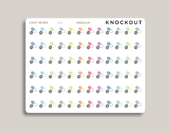 Pill Icon Planner Stickers for MakseLife Planners U31