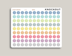 Exclamation Point Bullet Journal Circle Planner Stickers for Makse Life Planner U64