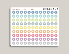 Star Bullet Journal Circle Planner Stickers for Makse Life Planner U64