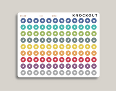 Star Bullet Journal Circle Planner Stickers for Makse Life Planner U64
