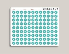 Checkmark Bullet Journal Circle Planner Stickers for Makse Life Planner U64