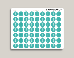 Exclamation Point Bullet Journal Circle Planner Stickers for Makse Life Planner U64