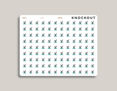 Pilates Icon Planner Stickers for MakseLife Planner U65