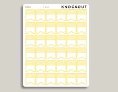 Vertical Striped Flag Planner Stickers | Mildliner Collection Z-MQ5