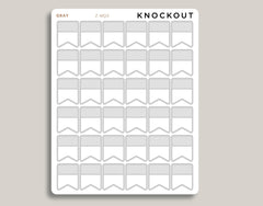 Vertical Striped Flag Planner Stickers | Mildliner Collection Z-MQ5