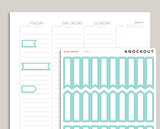 Outlined Flag / Arrow Planner Stickers | Mildliner Collection Z-ML2