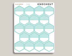 Striped Large Hexagon Planner Stickers | Mildliner Collection Z-MQ6